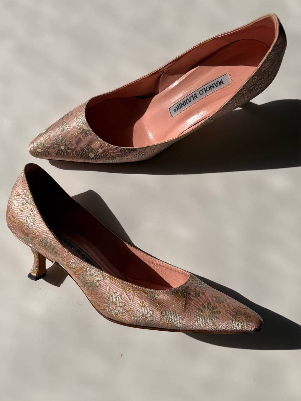 Manolo Blahnik Vintage Kitten Heels